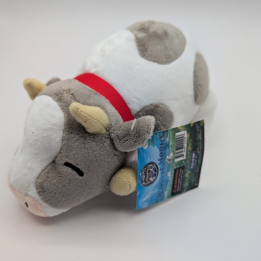 Harvest Moon 25th Anniversary Exclusive Sleepytime Cow Plush Grey 7" Natsume